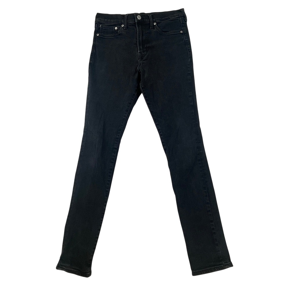 H&M &Denim Skinny Jeans Womens Size 31/32 Black Wash Denim‎ High Rise Casual